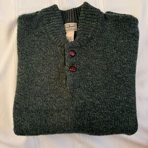 Men's L.L.Bean Classic Ragg Wool Sweater, Henley